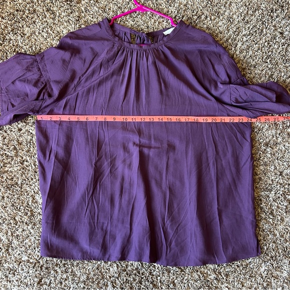 LOFT | NWT Ruffle Sleeve Blouse - Picture 7 of 8